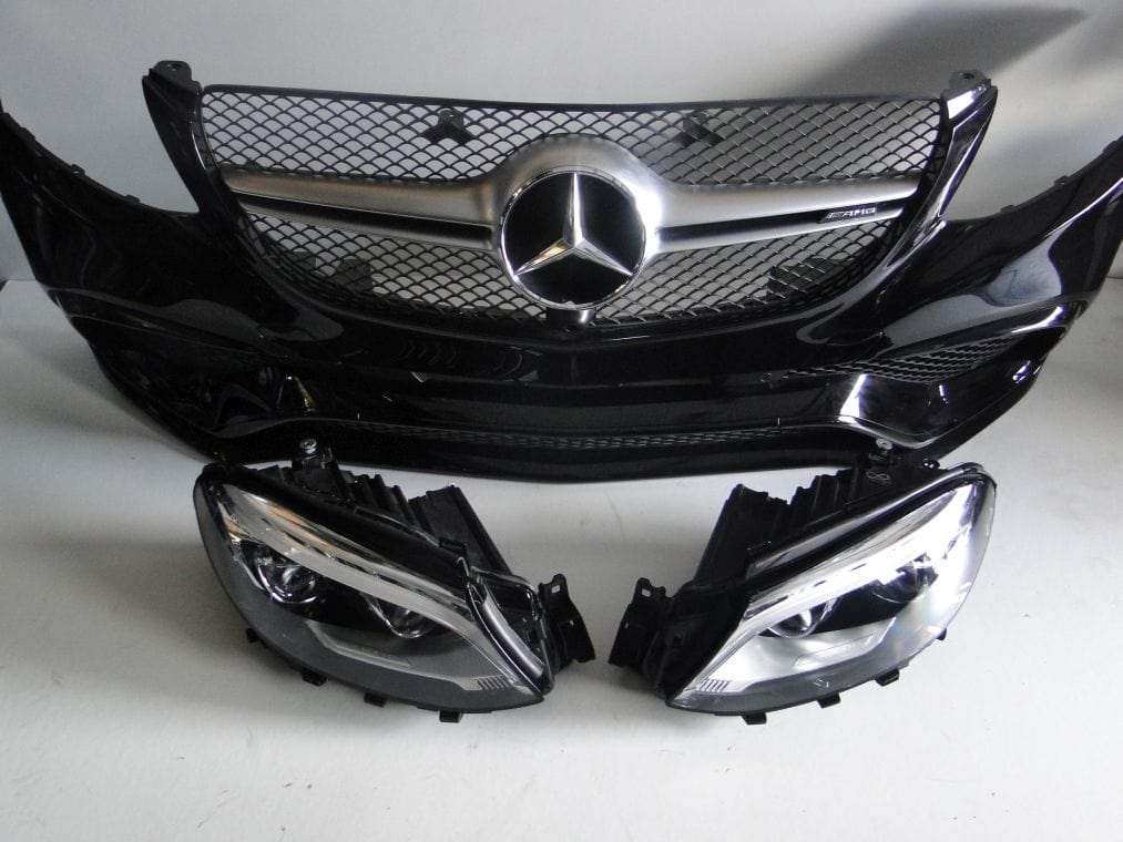 MERCEDES GLE W166 AMG S 63 ZDERZAK + LAMPA LED ILS