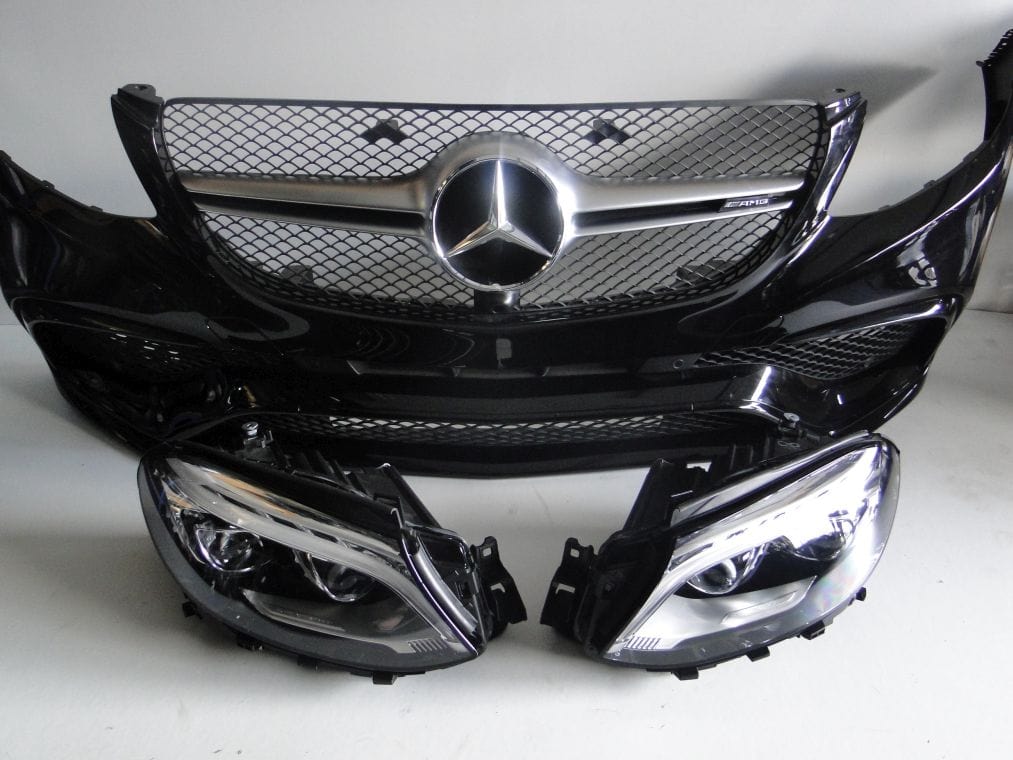 MERCEDES GLE W166 AMG S 63 ZDERZAK + LAMPA LED ILS - obrazek 2