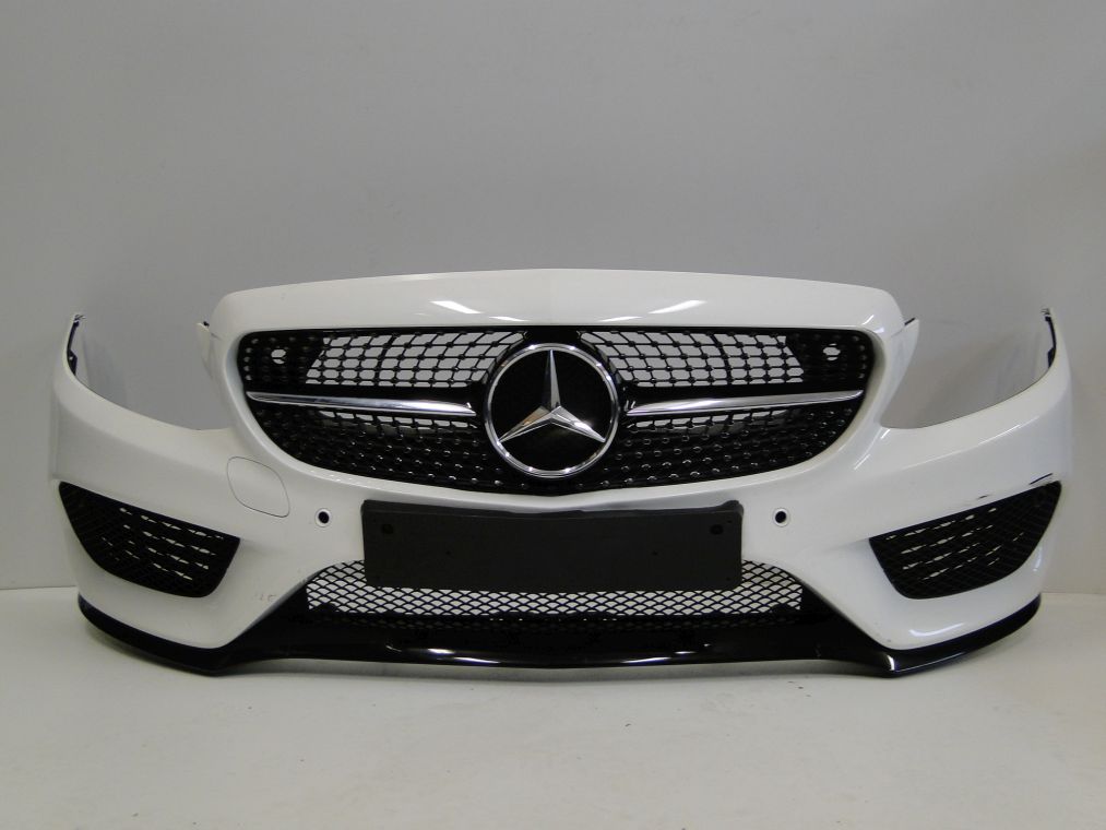 MERCEDES C KLASA W205 ZDERZAK AMG Z GRILLEM DIAMENT KOMPLET