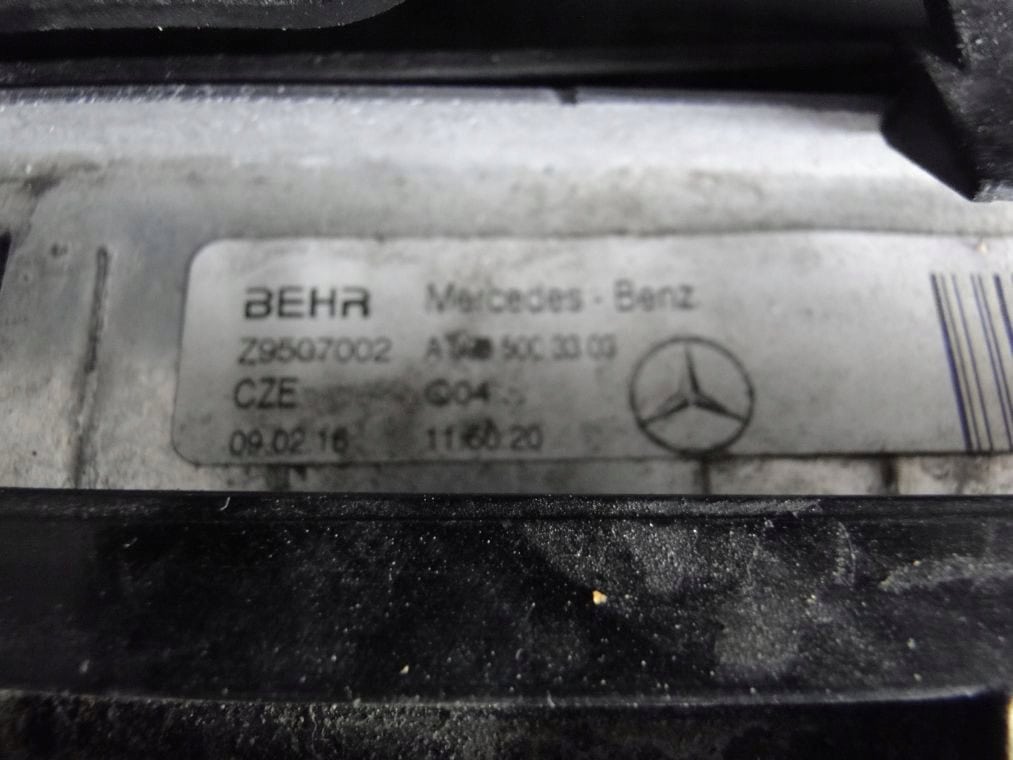 MERCEDES S KLASA W222 CHŁODNICA 350 DIESEL WODY KLIMATYZACJI OLEJU KOMPLET - obrazek 9