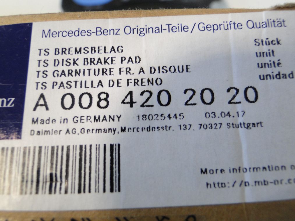 MERCEDES GL ML GLS 166 GLE 292 KLOCKI HAMULCOWE - obrazek 7