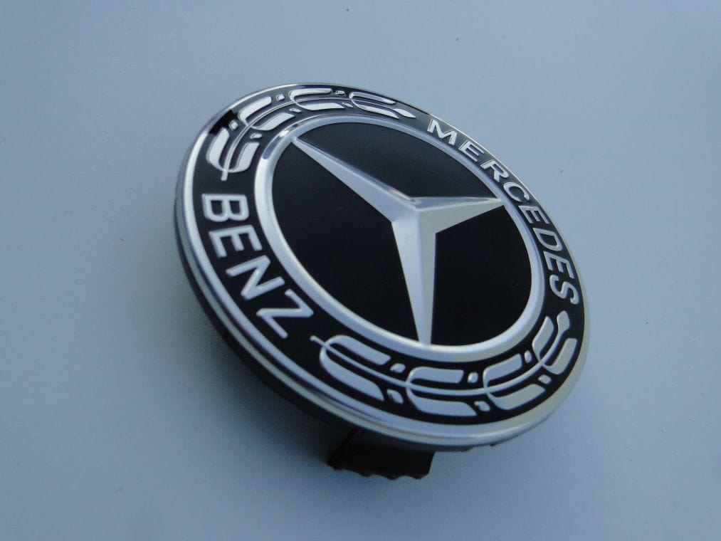 MERCEDES KAPSEL DEKIEL EMBLEMAT W KOŁO CZARNY - obrazek 2