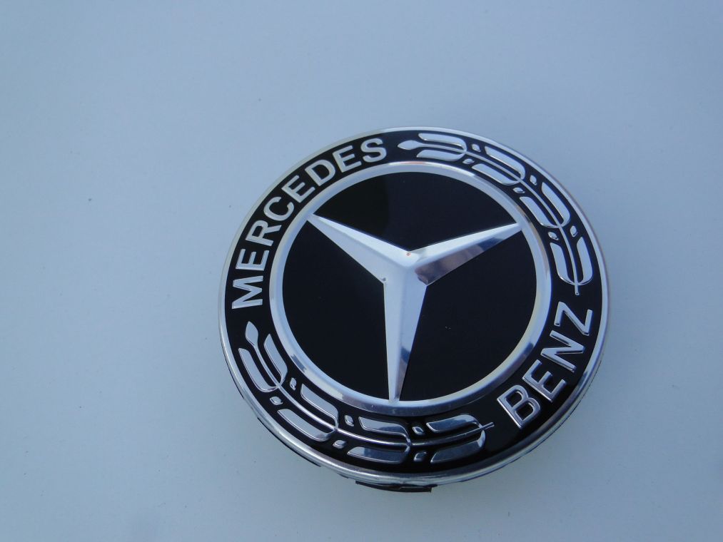 MERCEDES KAPSEL DEKIEL EMBLEMAT W KOŁO CZARNY - obrazek 3