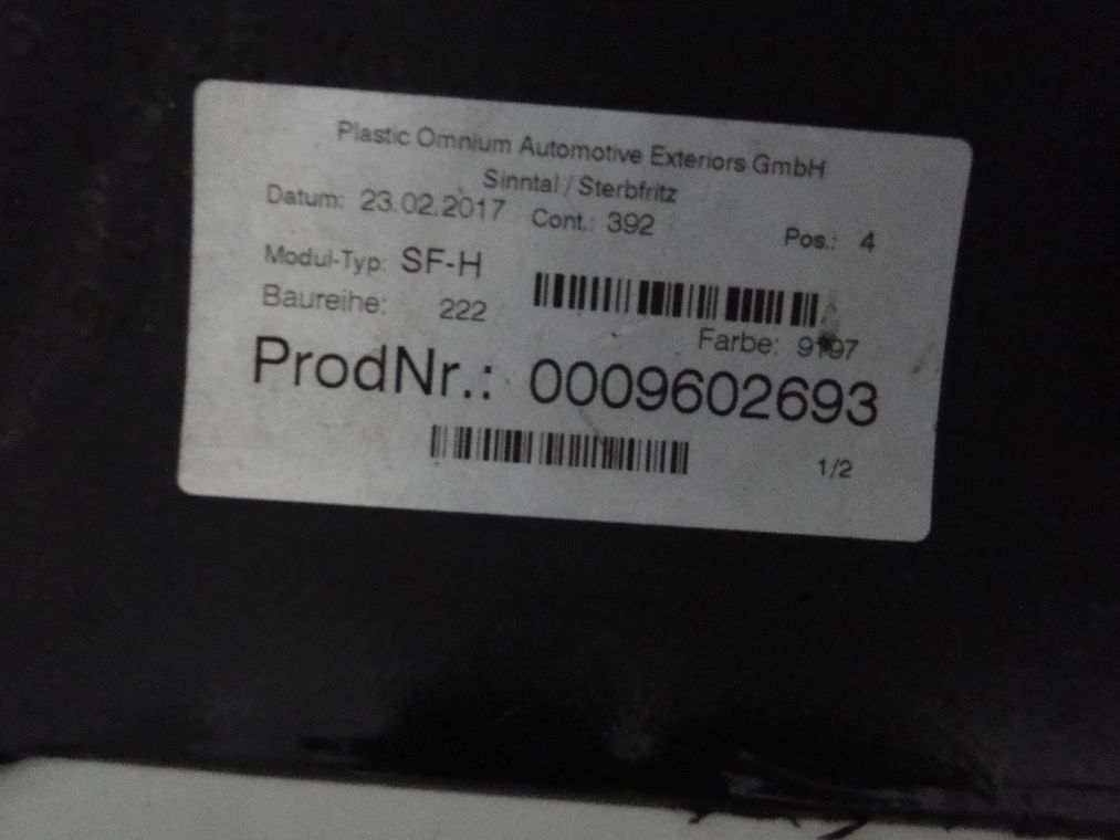 MERCEDES S KLASA W222 PO LIFCIE ZDERZAK TYLNY TYŁ - obrazek 8