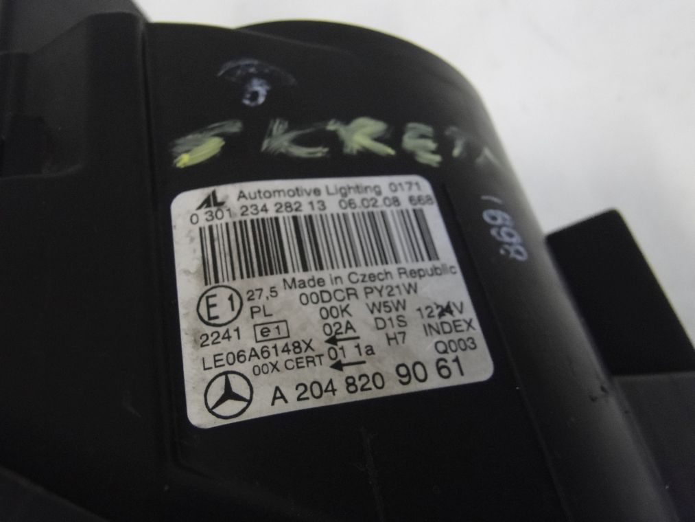 MERCEDES C KLASA W204 LAMPA XENON PRAWA SKRĘTNA - obrazek 7