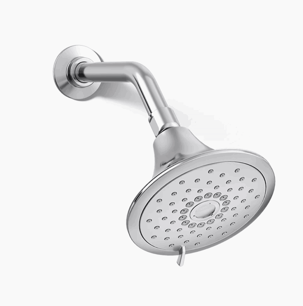 KOHLER THREE FUNCTION SHOWER HEAD POLISHED CHROME