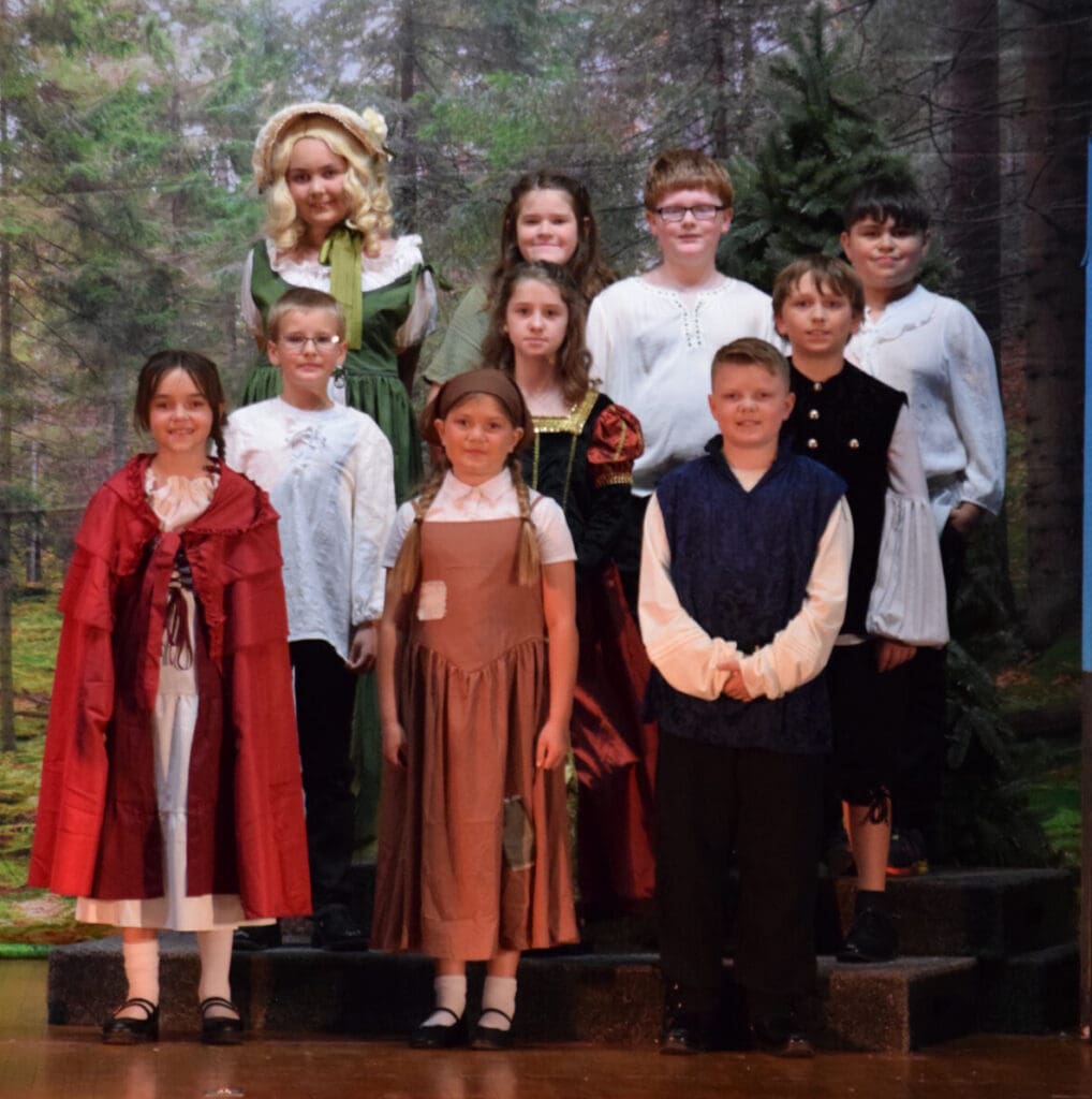 Martin Luther School students performing Out of the Woods spring musical 2026