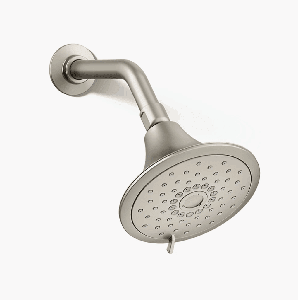 KOHLER BRUSHED NICKEL THREE FUNCTION SHOWER HEAD