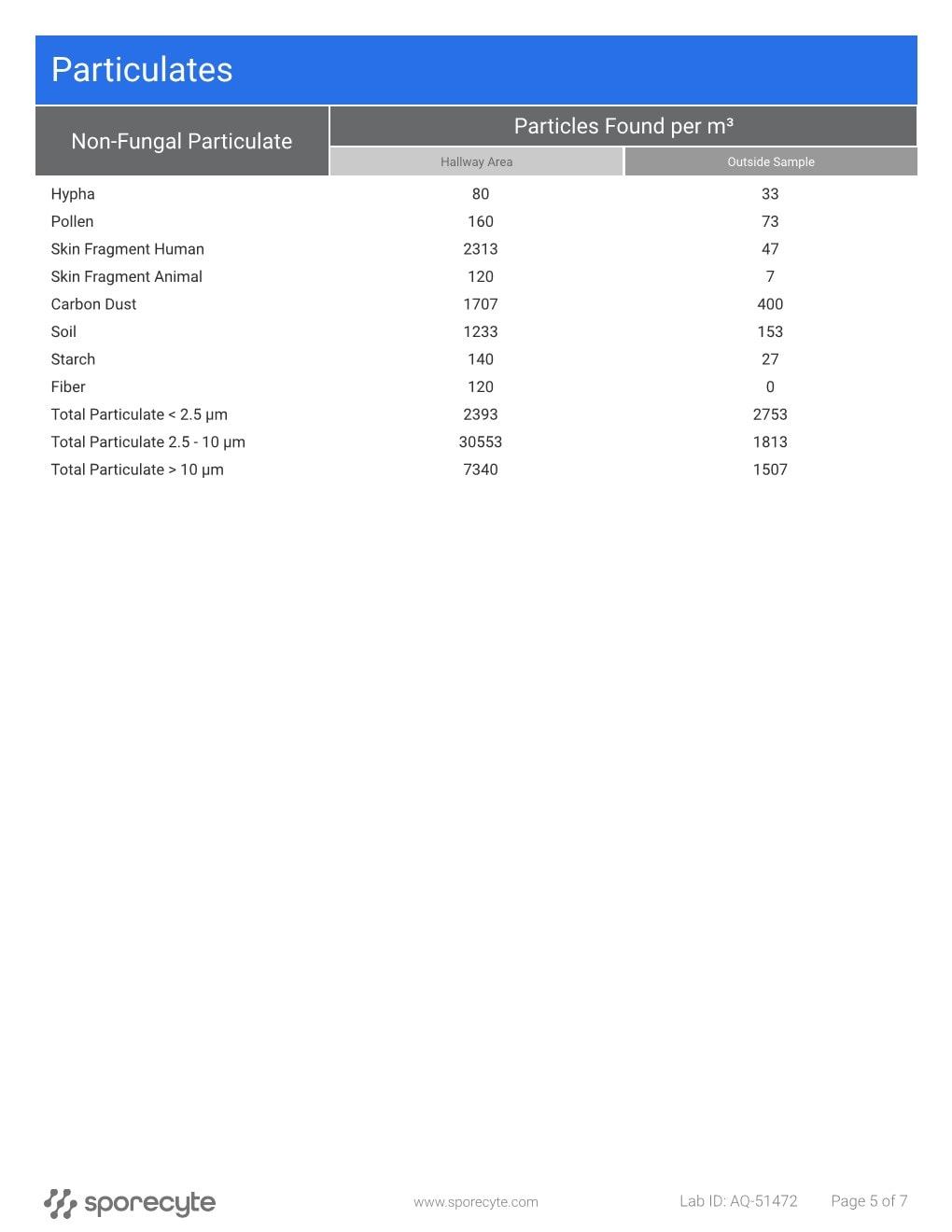 Realistic mold testing and sample report image showing a residential home, indoor air quality testing equipment, mold spores, and laboratory results for homes and rental properties in Eastern North Carolina.