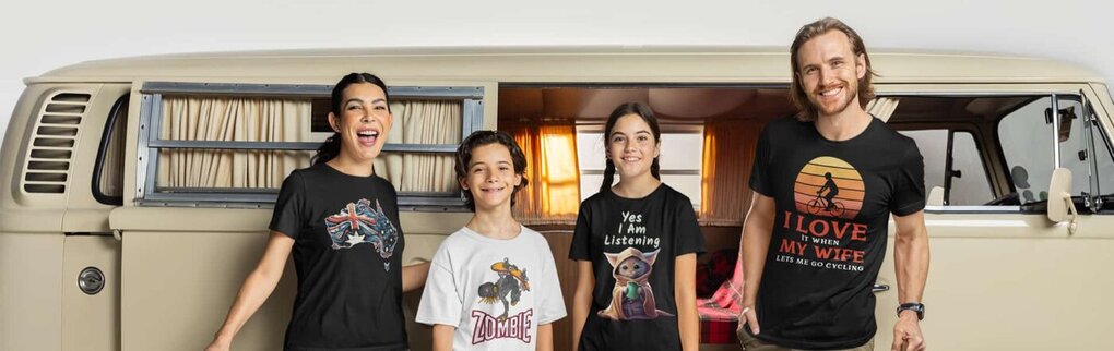 T Shirts Australia Graphic T Shirt Banner