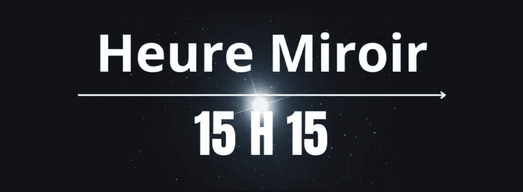 heure miroir 15h15 signification