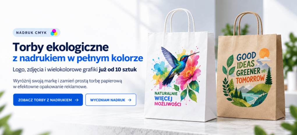 Torby z nadrukiem kolorowym