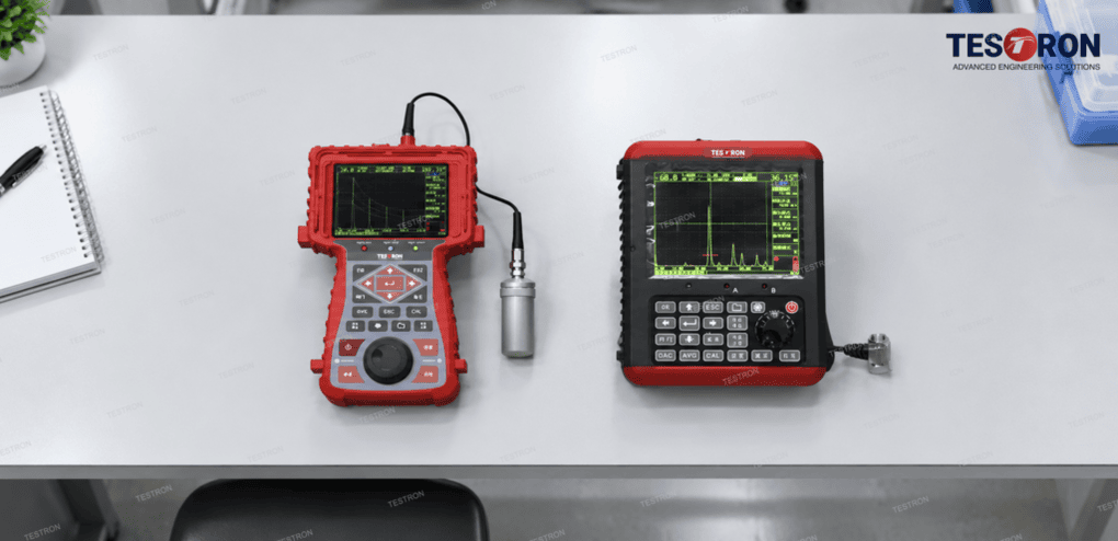 Testron Group TT-D Series portable ultrasonic flaw detector for weld inspection and non-destructive testing in the UK