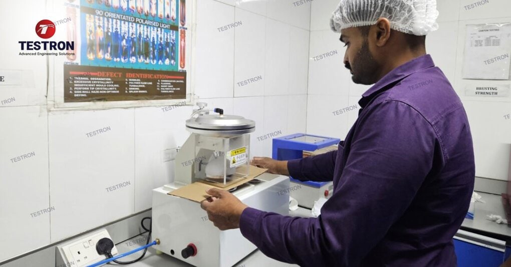 TT-NP1 Bursting Strength Tester installed at Romana Water Industries