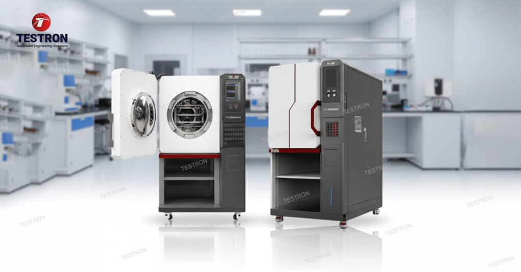 HAST chamber performing temperature humidity and pressure reliability testing in Russia