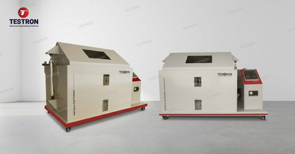 Salt spray test chamber used by Indonesian manufacturers to test corrosion resistance and improve product durability