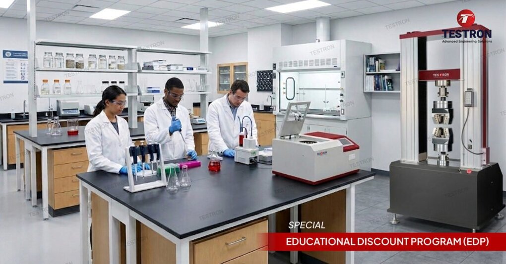 Testron Group Educational Discount Program for Universities on Material Testing Equipment