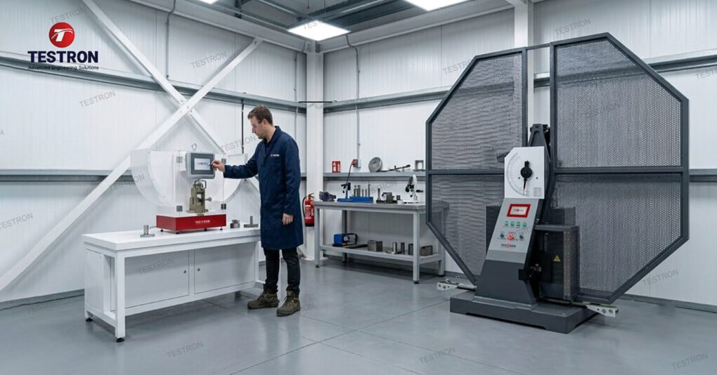 Pendulum Impact Tester in Australia for plastic, metal, and composite material impact testing