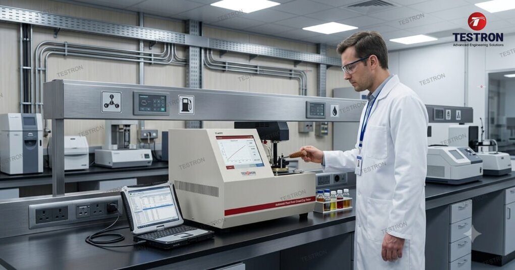 Advanced Closed Cup Flash Point Tester in the UAE for accurate fuel safety testing and quality control