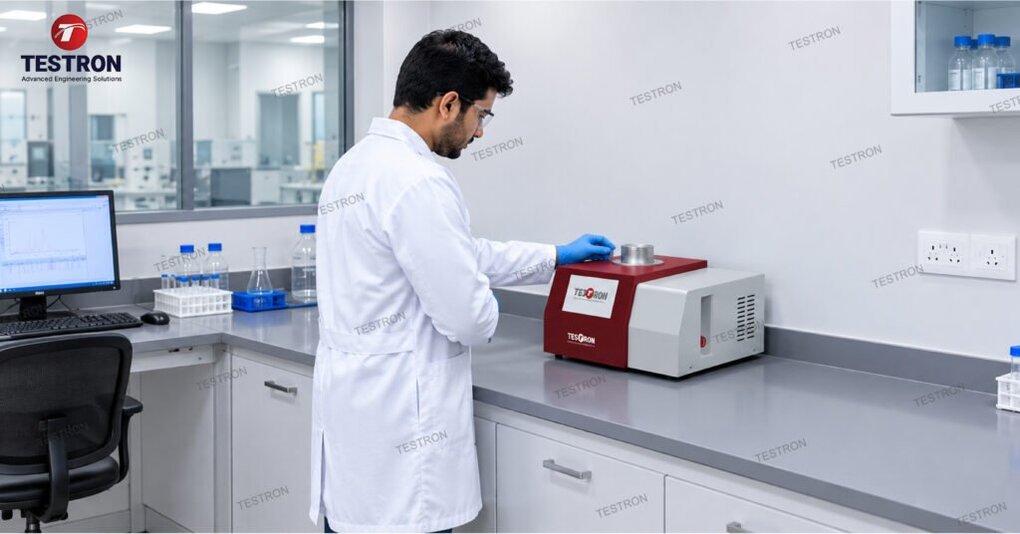 Differential scanning calorimetry principle in the USA explained using a DSC thermal analysis instrument