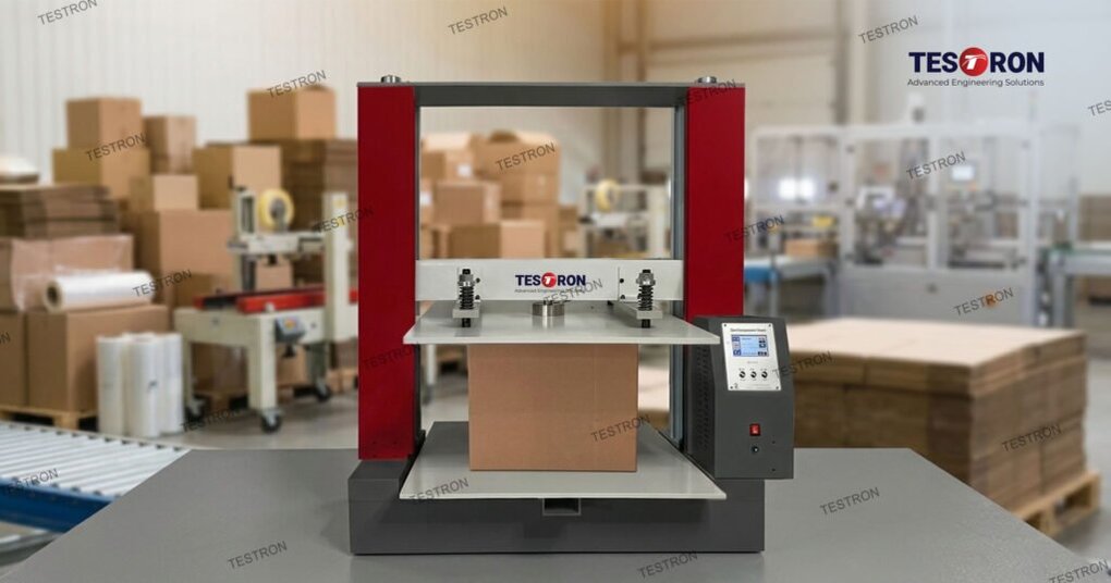 Box Compression Strength Tester in India for corrugated box packaging strength testing