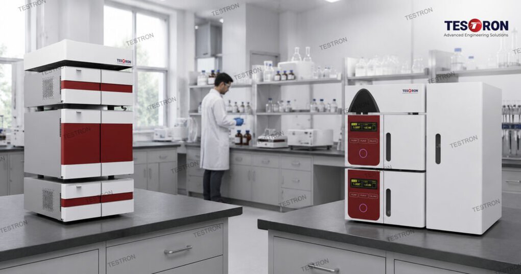 High-performance liquid chromatography system for pharmaceutical research laboratory testing in Germany