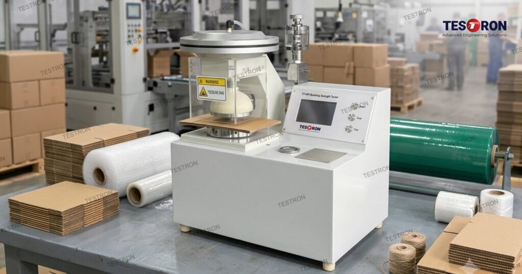 Bursting Strength Tester Calibration in India for Packaging Quality Assurance Laboratory