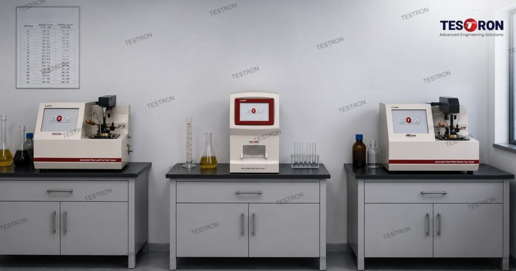 Flash Point Tester in Canada for Petroleum and Chemical Quality Control Laboratories by TESTRON