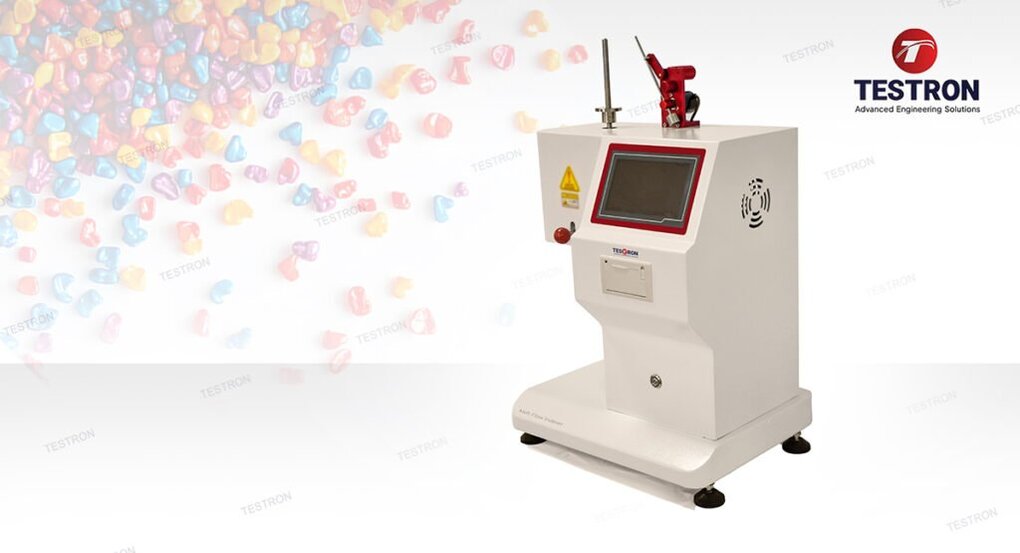 Melt Flow Index Equipment used for polymer testing in USA lab