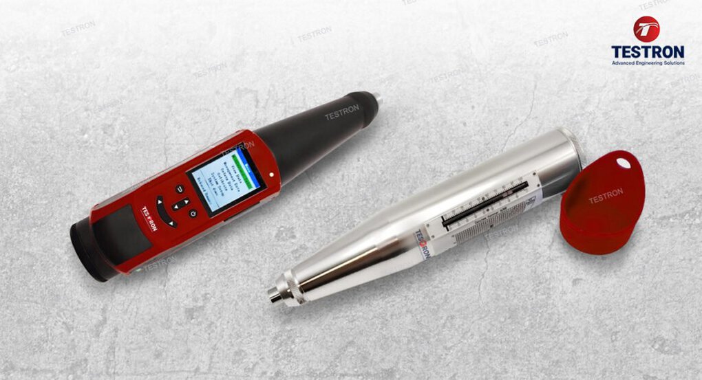 Concrete test hammer used for non-destructive concrete strength testing in South Africa