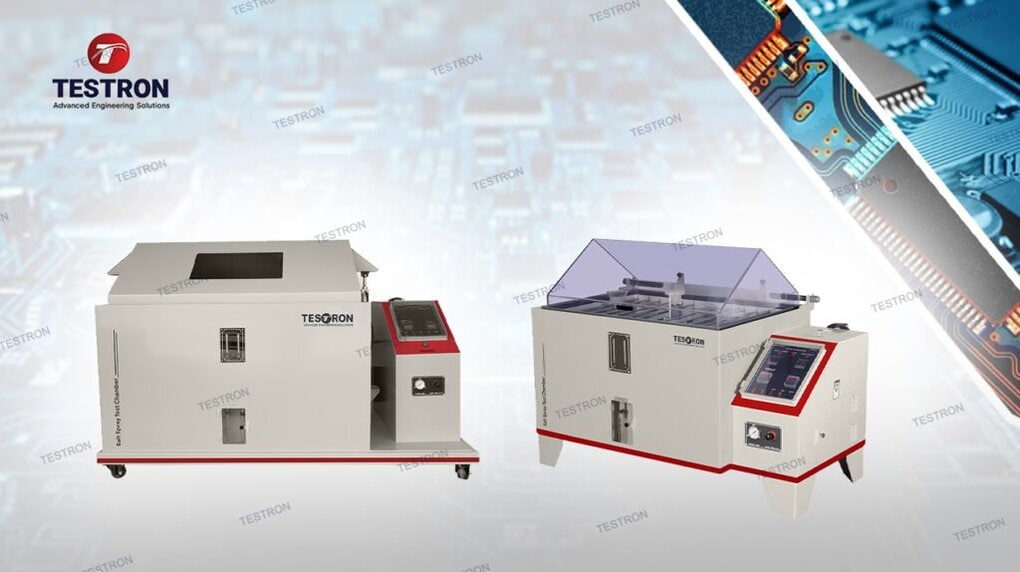 Cyclic corrosion chamber for salt fog testing in the USA