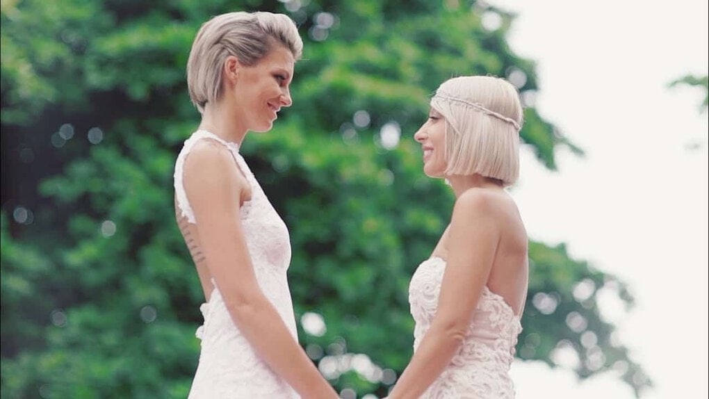 same sex wedding video The Library Samui thailand