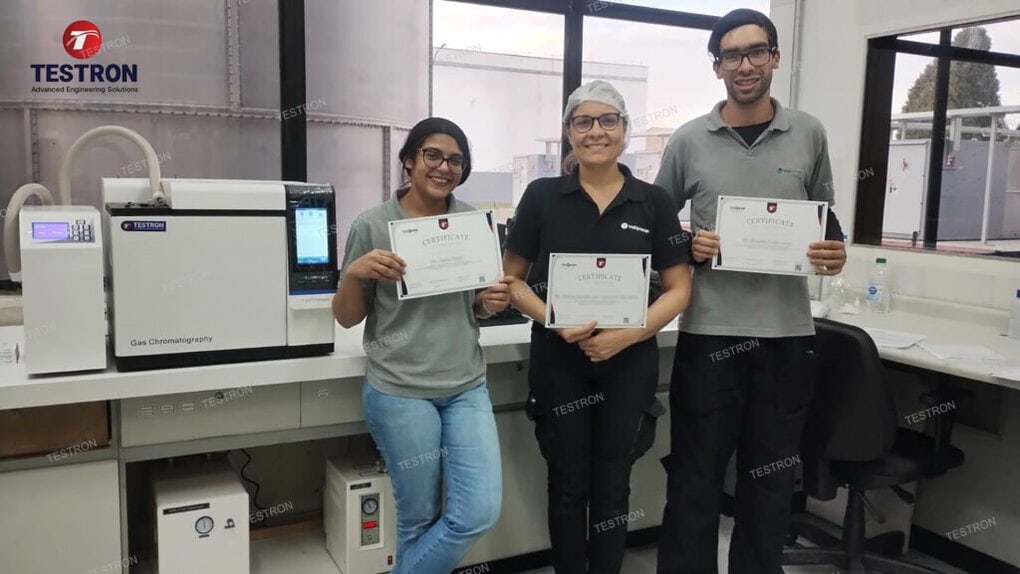 Gas Chromatography installation at VALGROUP Brazil