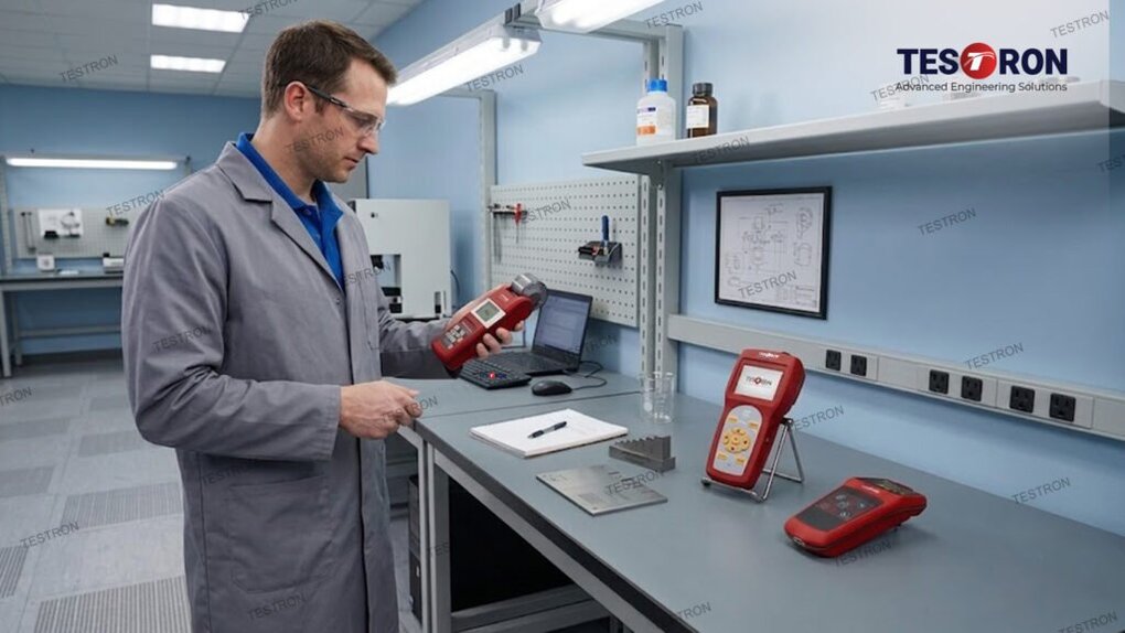 Coating thickness gauge calibration in Canada for industrial testing laboratories