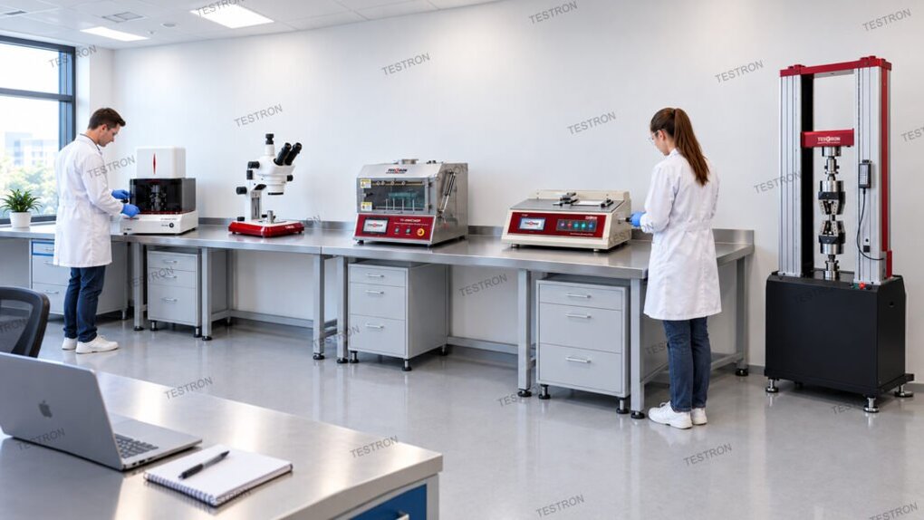 Polymer and plastic testing equipment for university laboratories