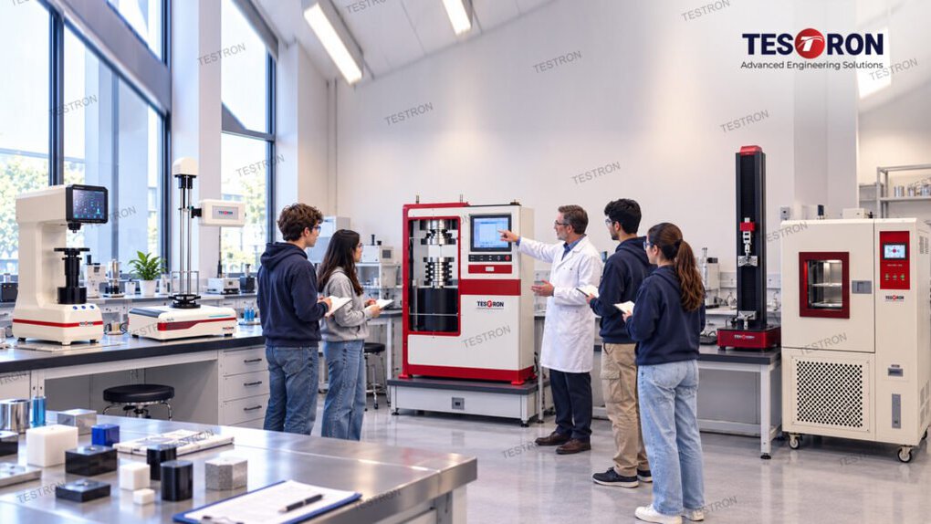 Material testing laboratory equipment for university engineering and materials science students Copy