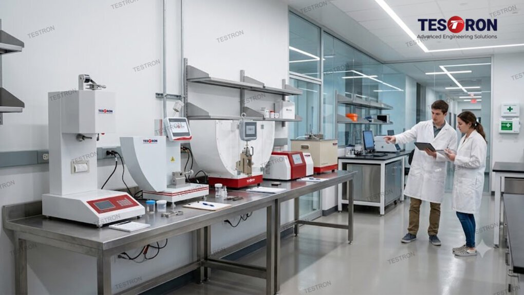 Plastic and polymer material testing laboratory equipment for university research, student training, and quality control in the USA through Testron’s Educational Discount Program