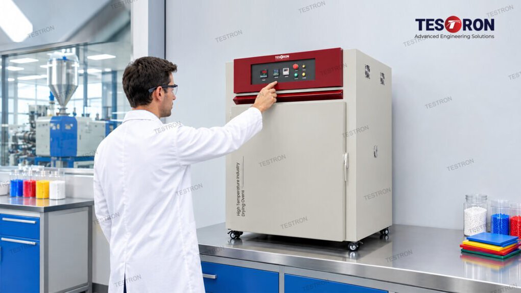 Industrial drying oven for laboratory sample drying, moisture removal, and industrial quality control in the USA