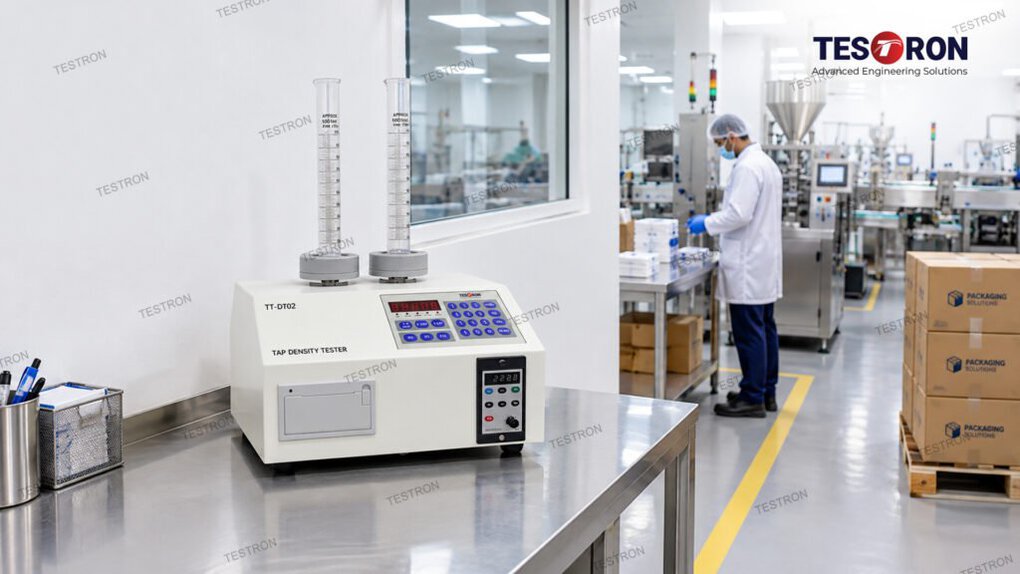 Tap Density Tester in the UK for pharmaceutical and chemical powder testing