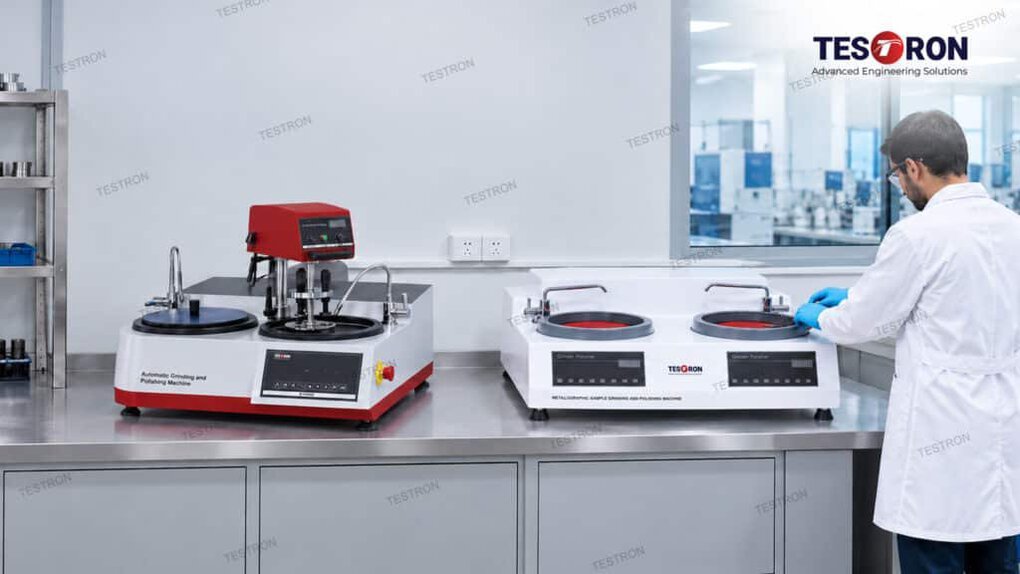 Grinding and polishing machine in the UK for metal sample preparation and microscopic analysis