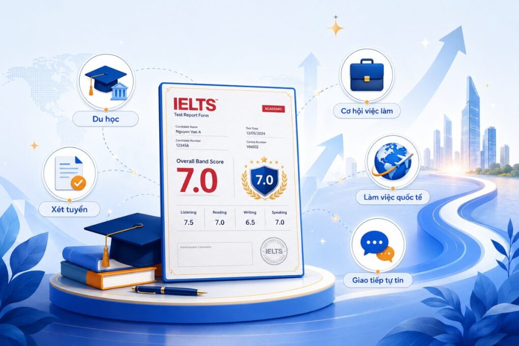 Bằng IELTS 7.0 có thể sử dụng vào những việc gì?