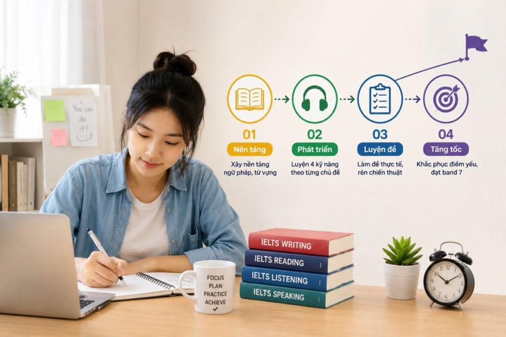 An IELTS Band 7.0 Study Plan: From Basic English to Advanced Skills