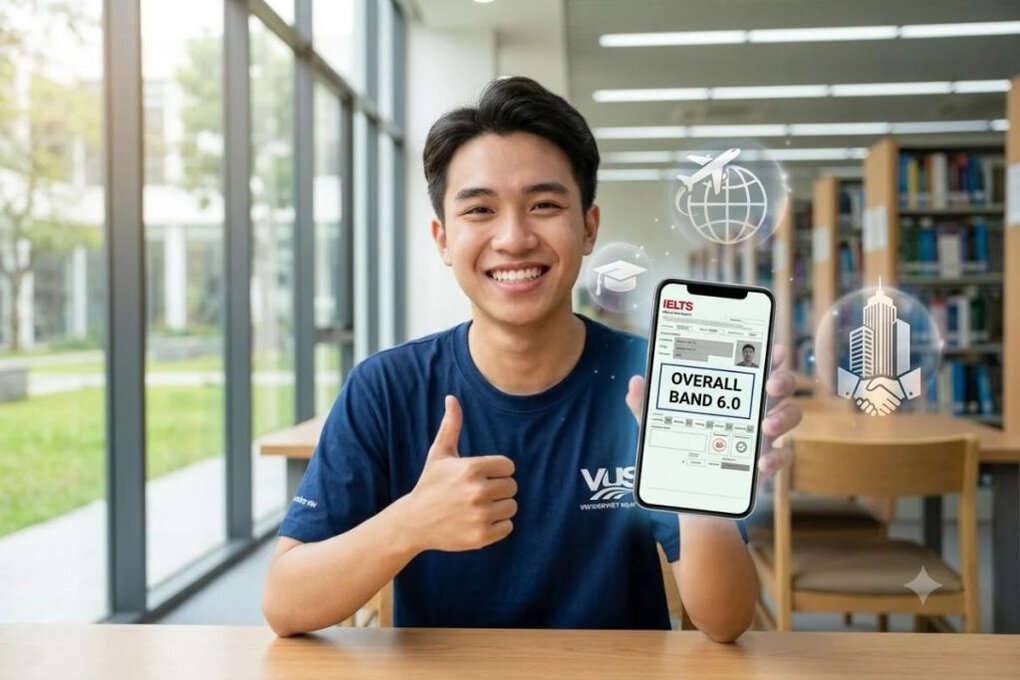 IELTS 6.0 thể hiện trình độ tiếng Anh như thế nào?