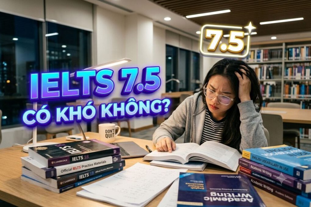 IELTS 7.5 có khó không?