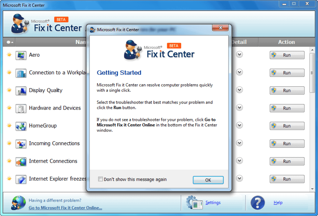 Microsoft Fix It