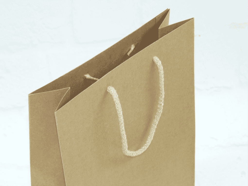 Uchwyt Ekologiczna Torba Papierowa Prestiż Papier Kraft Uchwyt - Awih