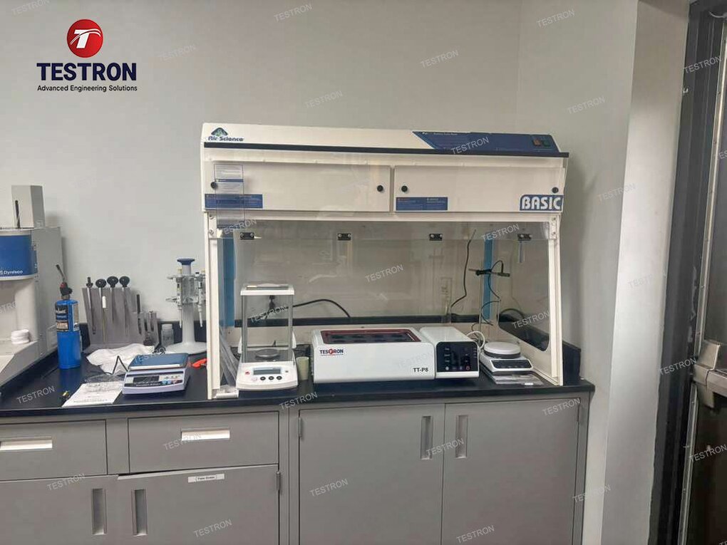 Intrinsic Viscosity Testing Equipment Installed in Advanced Material Testing Laboratory