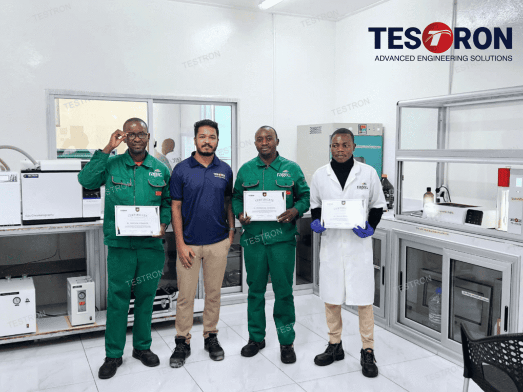 installed at RAGEC Congo laboratory