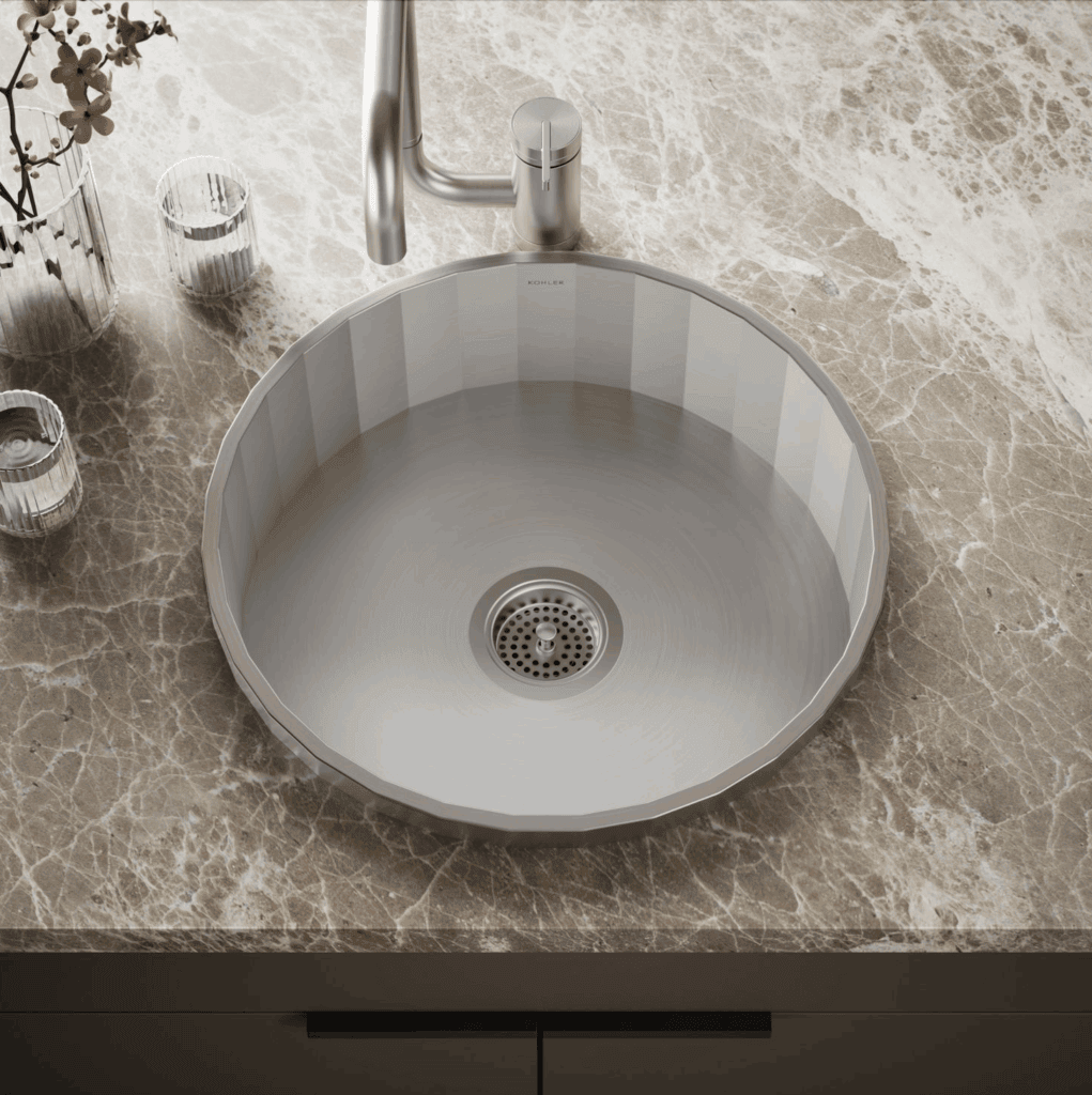 KOHLER BRINX TOP MOUNT SINGLE BOWL STAINLESS STEEL BAR SINK