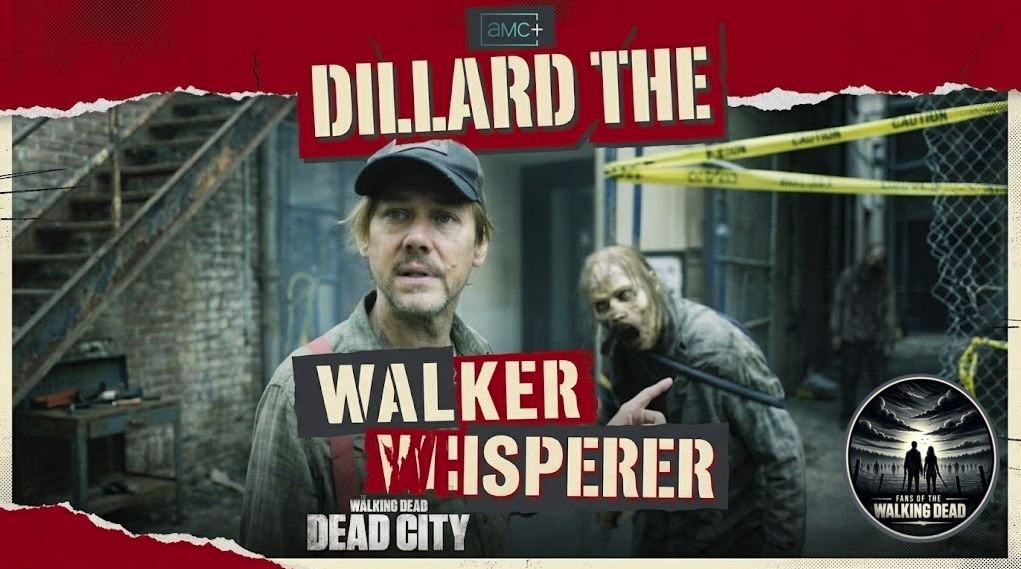 Dillard calmly interacts with a walker named Charles in The Walking Dead: Dead City season three, episode two